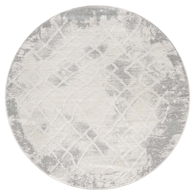 Koberec Antique 215 sivý, kruh