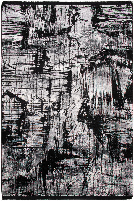 Koberec ASPEN M269H čierny / tmavosivý