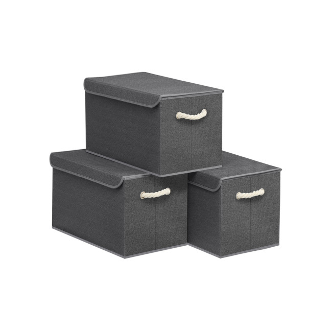 Set stohovateľných boxov RFB050GZ01 (3 ks)