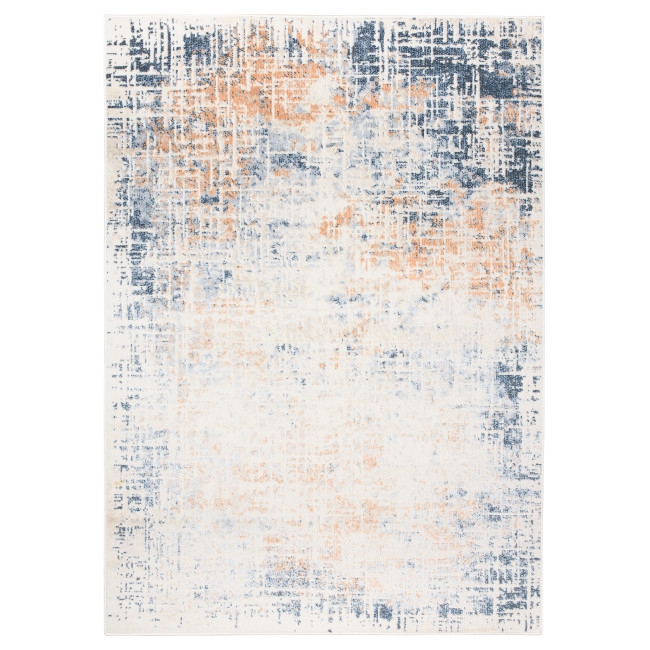 Koberec MIA 5147A modrý / krémový