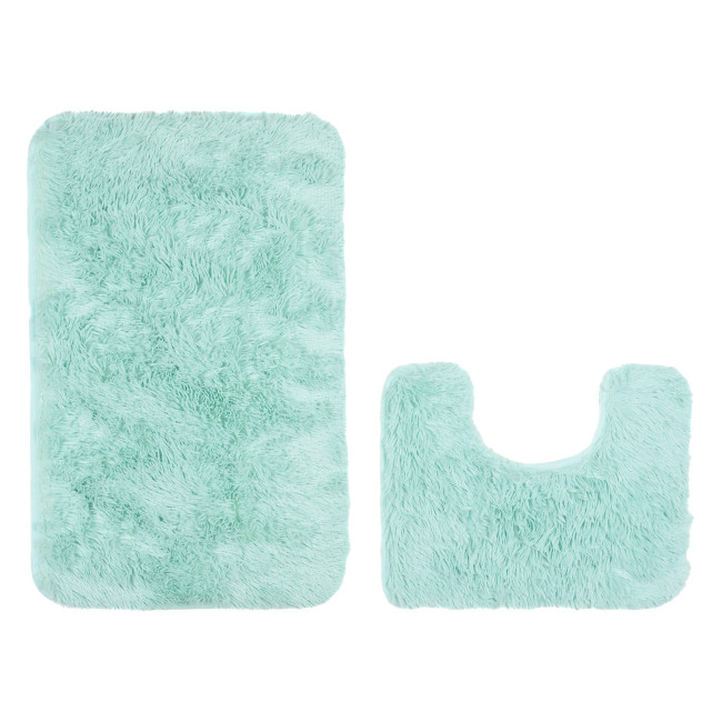 Sada kúpeľňových koberčekov SILK MR-104 2PC mätová