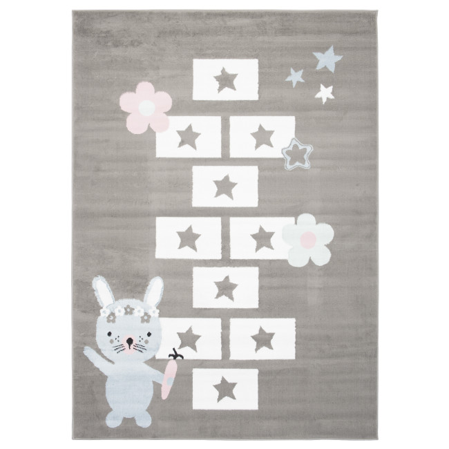 Detský koberec BABY FH64A FNU sivý