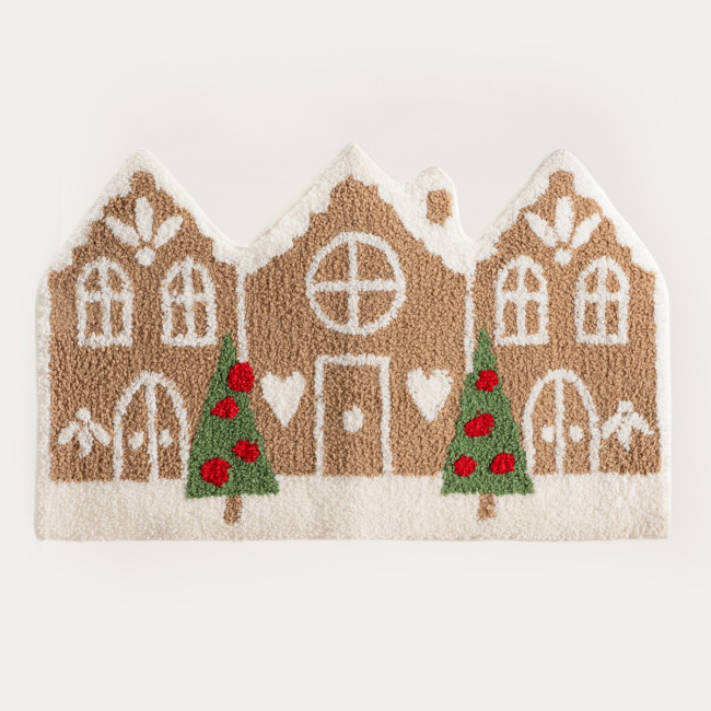 Kúpeľňový koberček HONEY CAKE s vianočným vzorom 760303