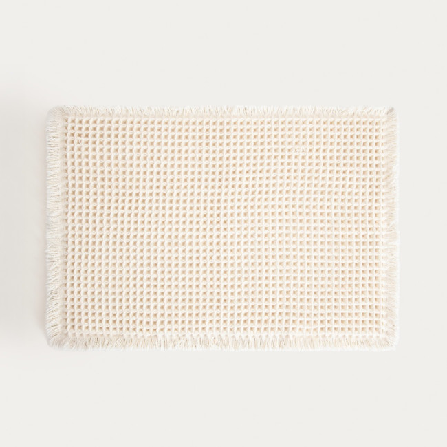 Kúpeľňový koberček VAFFEL krémový 768828