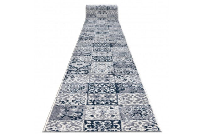 Levně Běhoun HEOS 78586 krém / nebeský PATCHWORK, lisabonský obklad