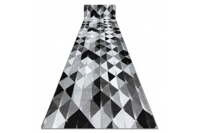 Behúň INTERO PLATIN 3D Trojuholníky sivý