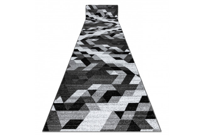 Behúň INTERO TECHNIC 3D Romby Trojuholníky sivý