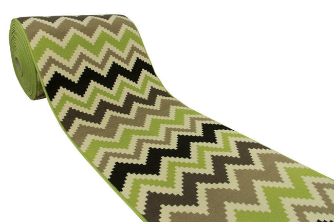 Behúň Luna 503406/67955 - zygzak zelený