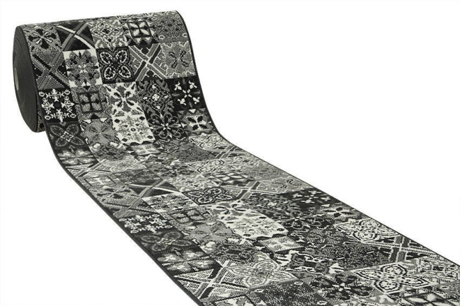 Behúň Luna 503754/89922 - patchwork sivý