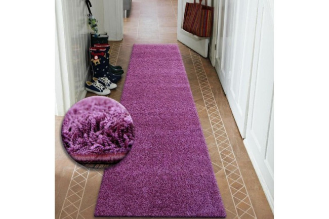 Behúň Shaggy fialový