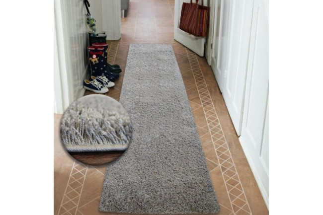 Behúň Shaggy sivý