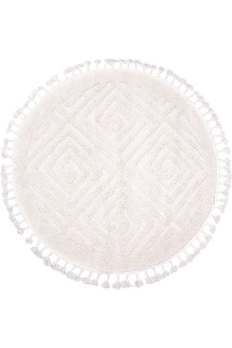 Levně Koberec BERBER 7061 sloní kost kruh
