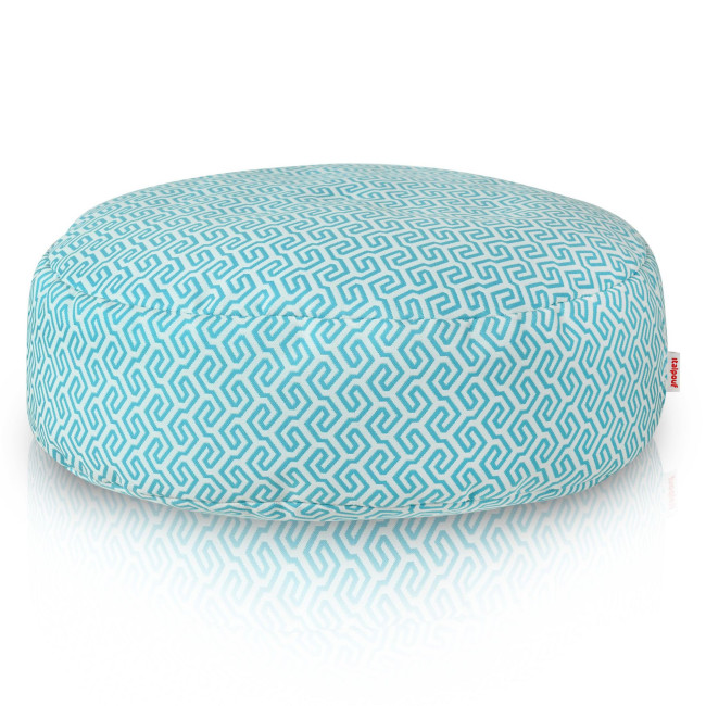 Podnožka Meander, biela / modrá