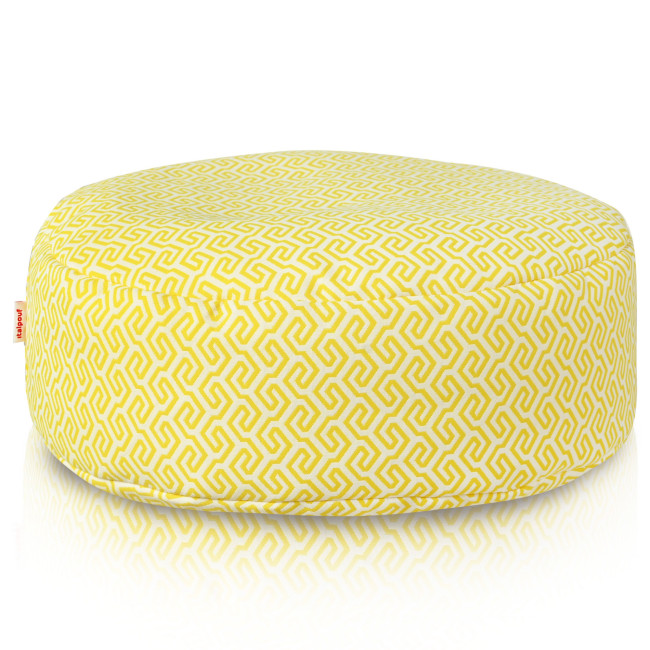 Podnožka Meander, biela / žltá