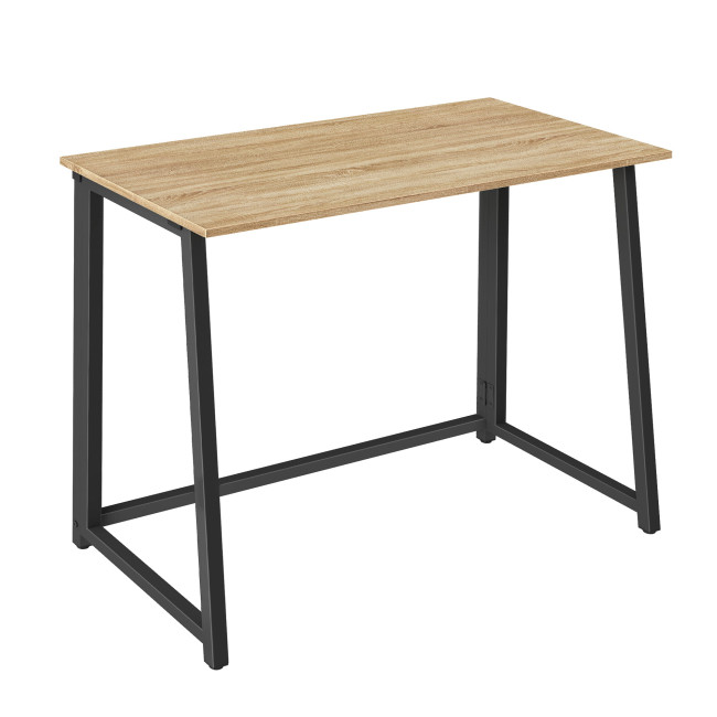 Kancelársky stôl MAX 1.0 hnedý s čiernymi nohami