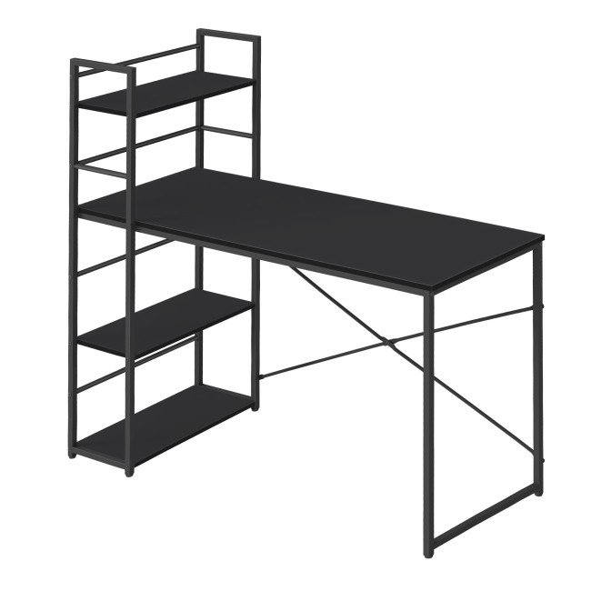 Kancelársky stôl MAX 4.0 čierny / čierne nohy