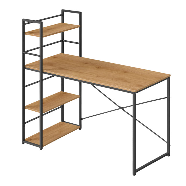 Kancelársky stôl MAX 4.0 dub / čierne nohy