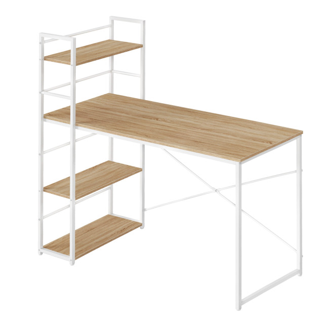 Kancelársky stôl MAX 4.0 sonoma / biely