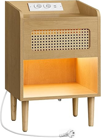 Nočný stolík s LED osvetlením LET617Y02