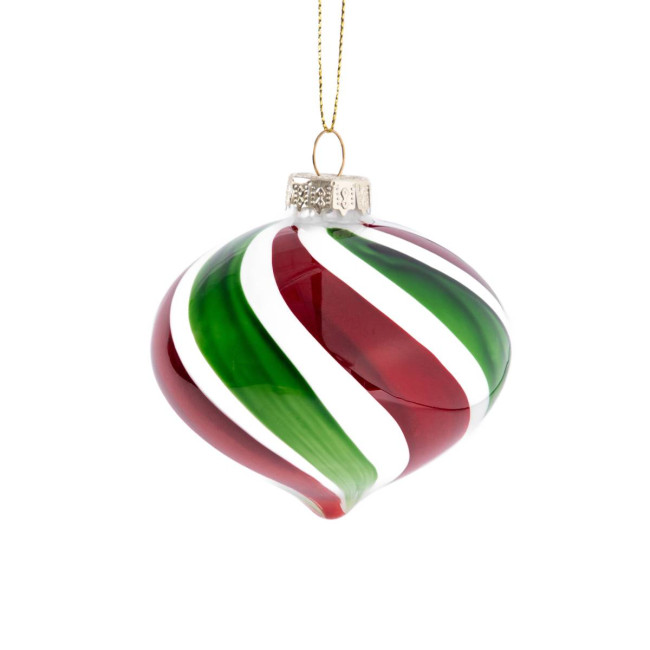 Vianočná ozdoba AMERE zelená / červená 715129