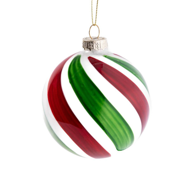 Vianočná ozdoba AMERE zelená / červená 715136