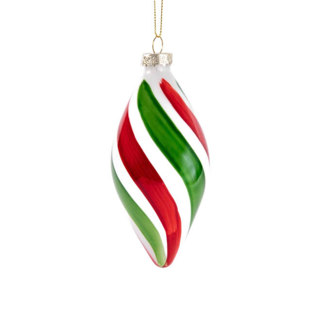 Vianočná ozdoba AMERE zelená / červená 715143