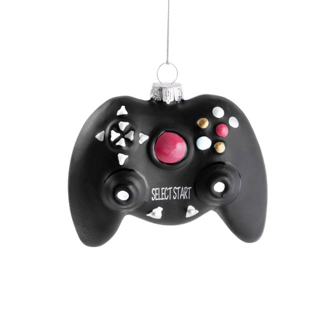 Vianočná ozdoba GLASSO herný ovládač 715037