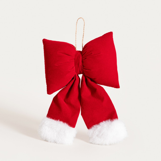 Závesná vianočná dekorácia BOWE mašľa 755101