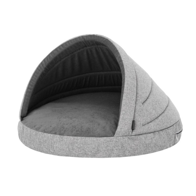 Búda pre psa R2 JASKYNIA sivá