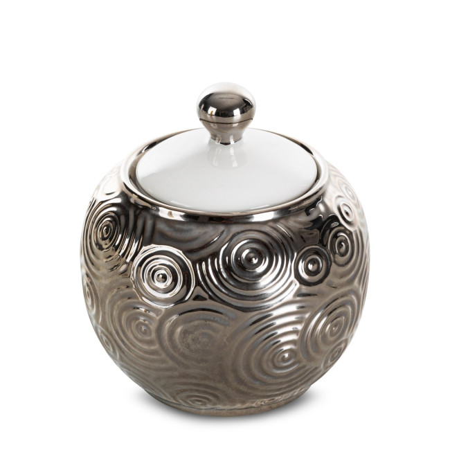 Cukornička ALTEA strieborná / biela (2 ks)