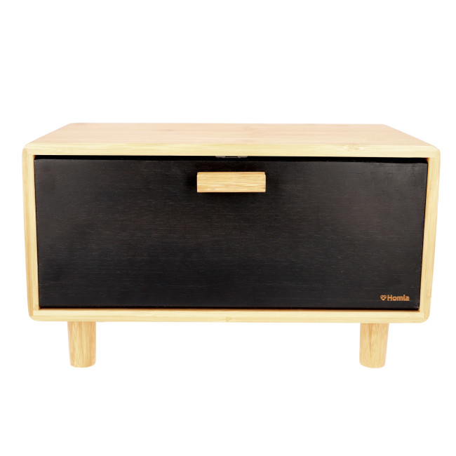 Chlebník BAMBOU čierny 991596