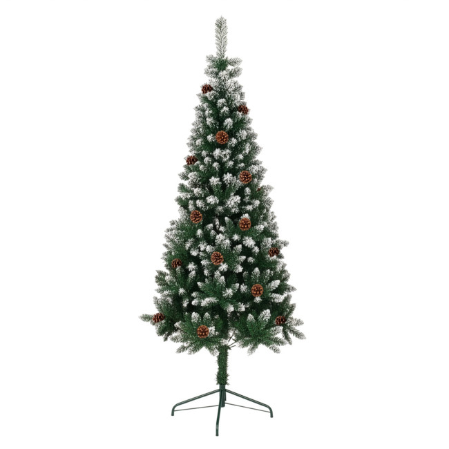 Levně Vánoční stromek NATALE s šiškami, výška 220 cm.