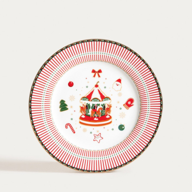 Dezertný tanier CIRCORIA s vianočným vzorom 761706