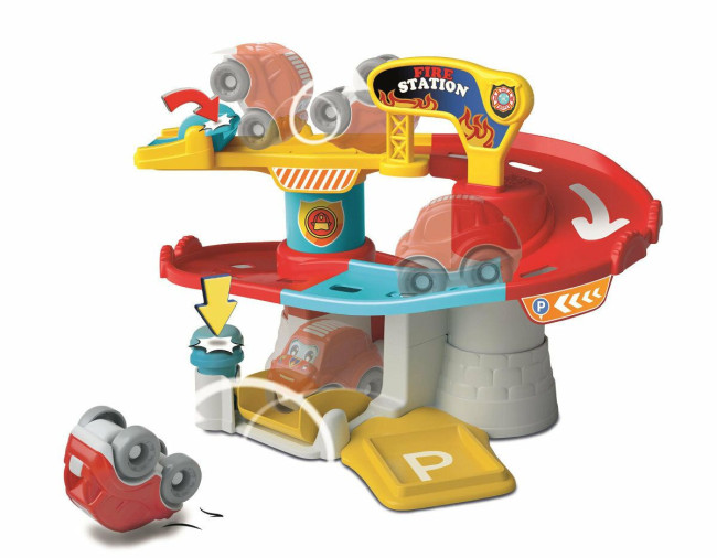 Hasičská stanica s dráhou a autom 17578