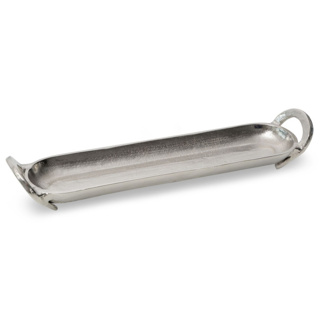 Dekoračný podnos SARA 02 strieborný