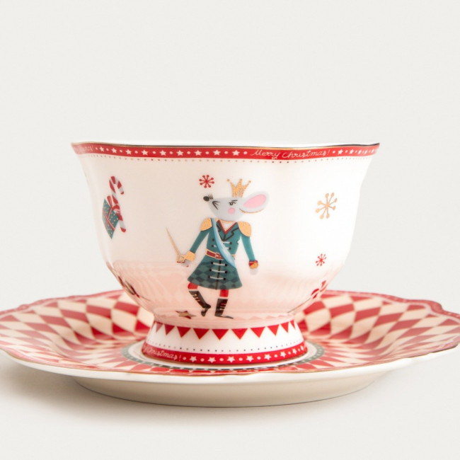 Šálka CIRGRATTA s podšálkou 761737 150 ml