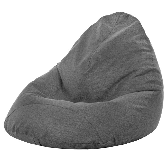 Sedací vak DROP XXL melanž čierny