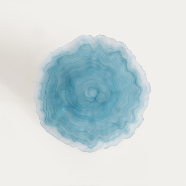 Dekoračný tanier TURINA modrý 765643