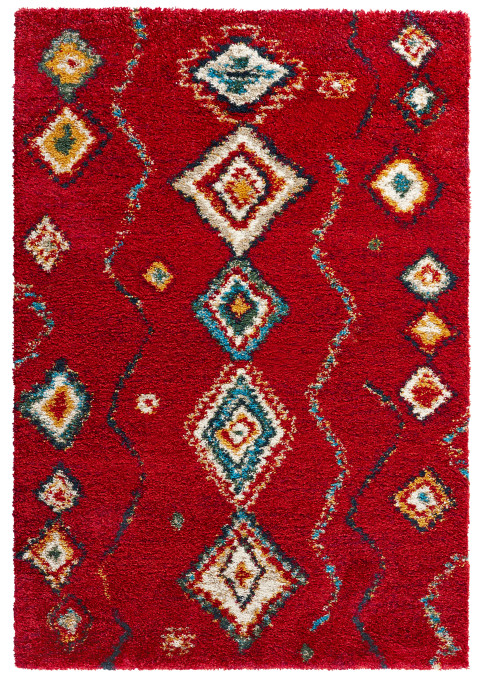Koberec Hanse Home Nomadic Geometric červený