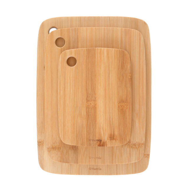 Sada troch dosiek na krájanie BAMBOU hnedé ALL 838779