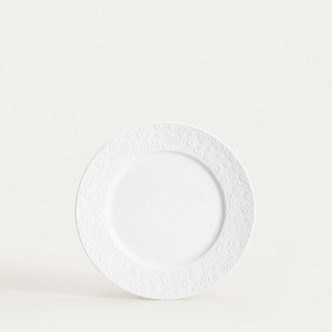 Dezertný tanier BENO biely 772481