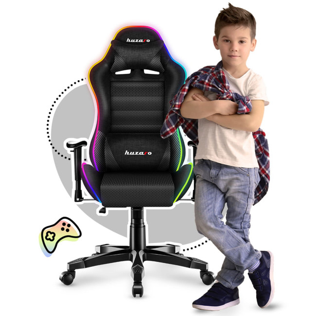 Levně Dětská herní židle Ranger - 6.0 RGB mesh