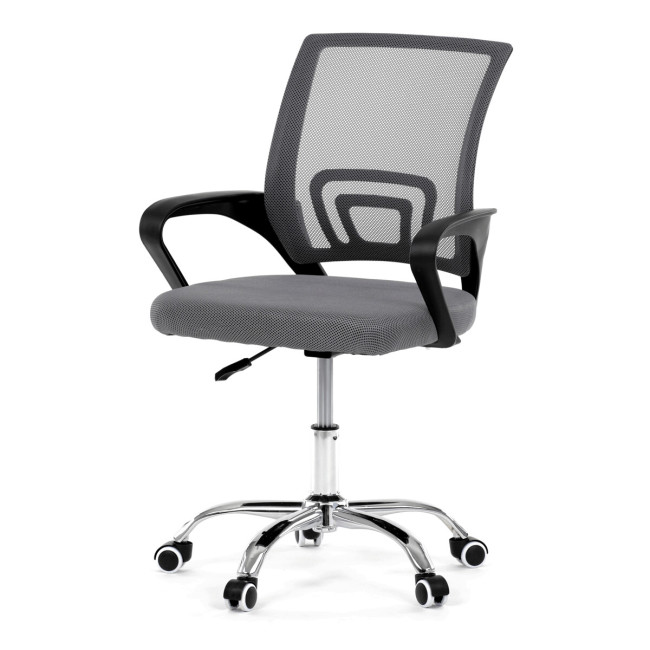 Levně Dětská otočná židle šedá KA-L103 GREY