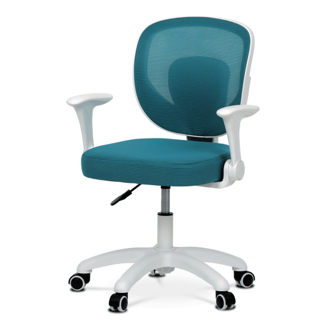 Levně Dětská otočná židle modrá KA-K1062 BLUE