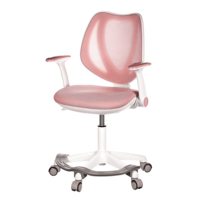 Levně Dětská otočná židle růžová KA-C806 PINK