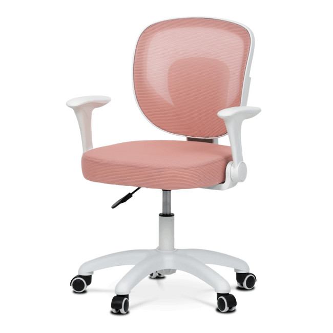 Levně Dětská otočná židle růžová KA-K1062 PINK