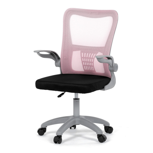 Levně Dětská otočná židle růžová KA-K2008 PINK