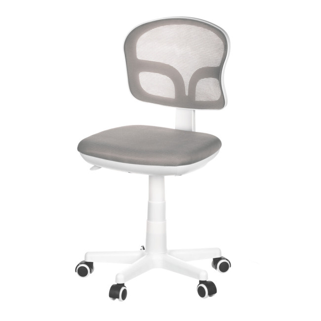 Levně Dětská otočná židle šedá KA-C801 GREY