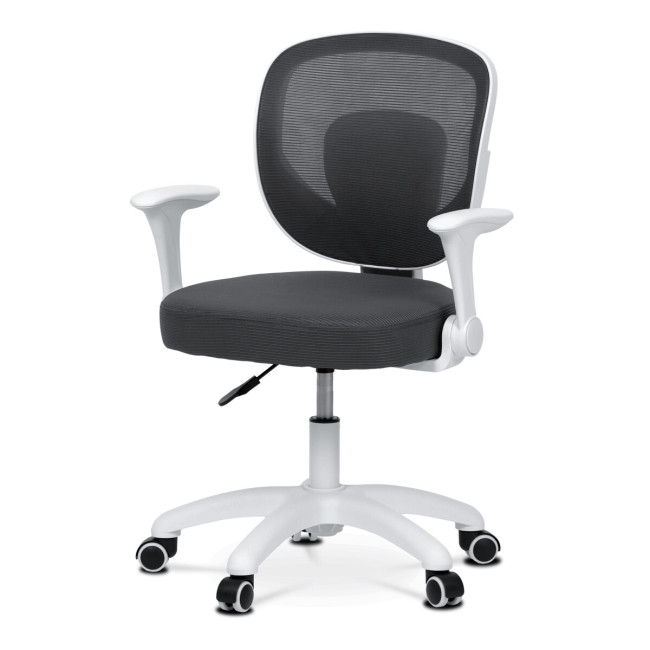 Levně Dětská otočná židle šedá KA-K1062 GREY