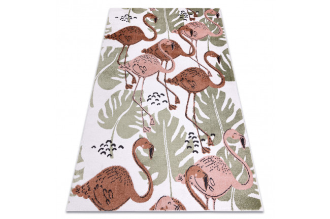 Detský koberec FUN Flami krémový